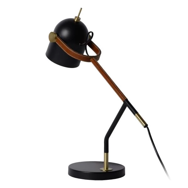 Lucide WAYLON - Lampe de bureau - 1xE27 - Noir - détail 1